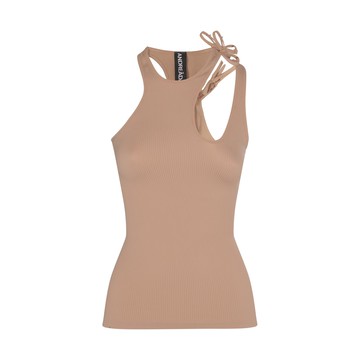 Andreadamo - Nude Stretch Tank Top