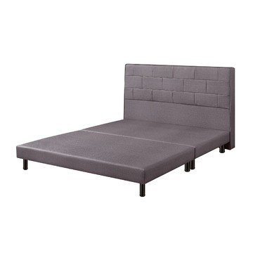 ASSARI-保蘿貓抓皮房間組(床頭片+床底)-雙人5尺