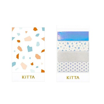 【KING JIM】KITTA隨身攜帶和紙膠帶 復刻版 箔押款 雷射箔 碎片