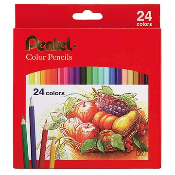 Pentel 飛龍牌 CB8-24TH 24色紙盒色鉛筆