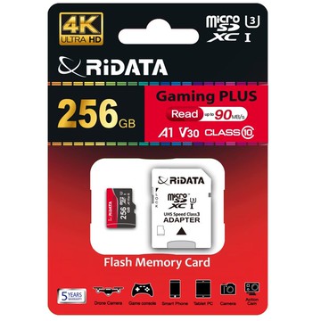 【RiDATA錸德】  micro SDXC USH-III A30 A1 256GB 記憶卡 /個【APP滿額下單10%點數(單一帳號最高5000點)】1/31止