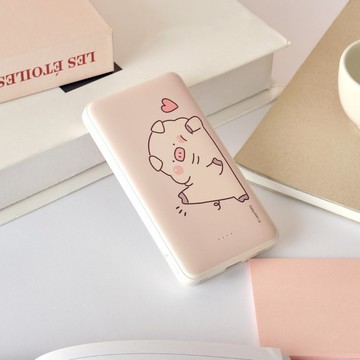 胖才可愛肉呆抬腳雙線快充10000mAh行動電源