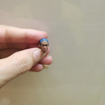 1/18 3.75羅德曼頭雕 人偶 非真人 nba 適配于暗源酸雨等