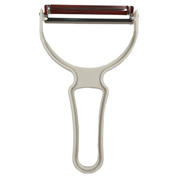 ECHO 不鏽鋼削皮器 日製大型削皮器 尺寸約17*10CM(刀面/8CM) 大型刀面  白色  1支