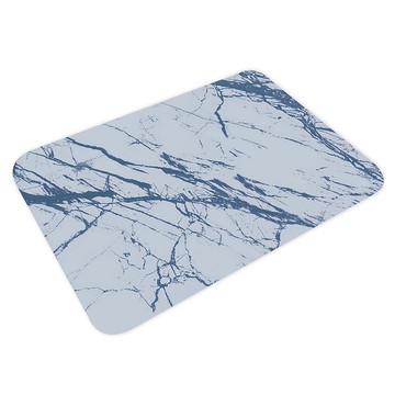 FL 生活+ 奈米硅藻土速乾防滑吸水地墊  1入  冬季戀歌 藍色  50 x 70