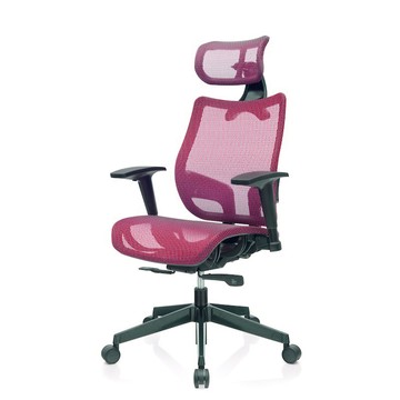 Mesh 3 Chair 恰恰人體工學網椅-附頭枕(紅色)