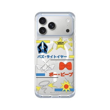iPhone 17 Pro Max ClearX (MagSafe 兼容) 冰透藍 - 迪士尼-玩具總動員 Toy Story - 玩具總動員 - 徽章