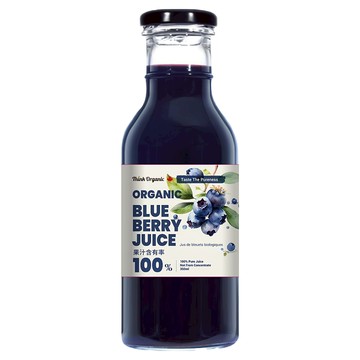 有機思維 有機藍莓原汁 350ml 100%原汁 無添加水 加拿大原裝進口  1瓶