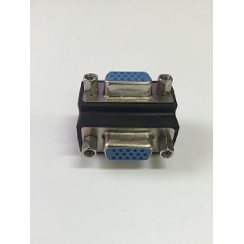 送料無料】VGAメス-VGAメス変換アダプタ VGA D-sub15ピン(メス)-VGA D-sub15ピン(メス) 変換アダプタ L字型（メスからメス）  通販 LINEポイント最大10.0%GET | LINEショッピング