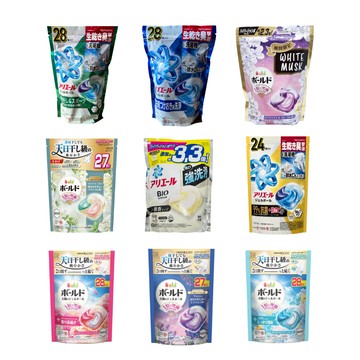 【蝦皮直營】日本 寶僑 P&G 4D 洗衣球 Ariel/Bold 洗衣凝膠球 補充包