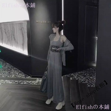 早春時尚套裝女2024新款寬鬆開衫薄款小外套背心休閒運動長褲三件 韓系套裝 套裝女 時尚套裝 ootd