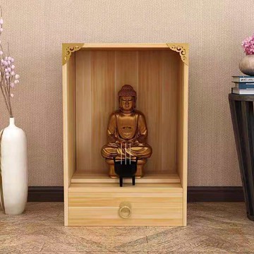佛龕/供奉台/佛櫃 佛龕小神龕觀音財神台神位供奉佛台仙龕吊櫃墻壁掛式供台家用