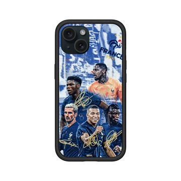 iPhone 15 Mod NX 黑 - FFF - France National team - Signatures 1