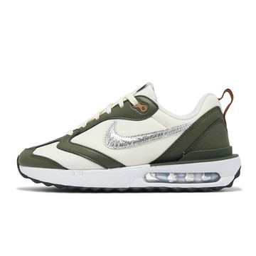 Nike 休閒鞋 Wmns Air Max Dawn 女鞋 卡其綠 銀 米白 氣墊 復古 運動鞋
