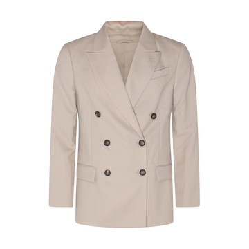 Brunello Cucinelli - Beige Wool Blazer