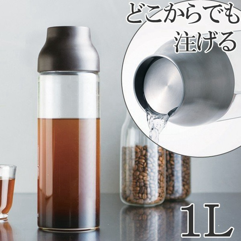 キントー Kinto 冷水筒 ピッチャー 耐熱 1l ガラス Capsule カプセル ウォーターカラフェ ステンレスリッド 水差し 食洗機対応 電子レンジ 通販 Lineポイント最大0 5 Get Lineショッピング