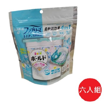 日本【P&G】BOLD 4D洗衣膠球 試用包7顆入 6包組 白金葉香