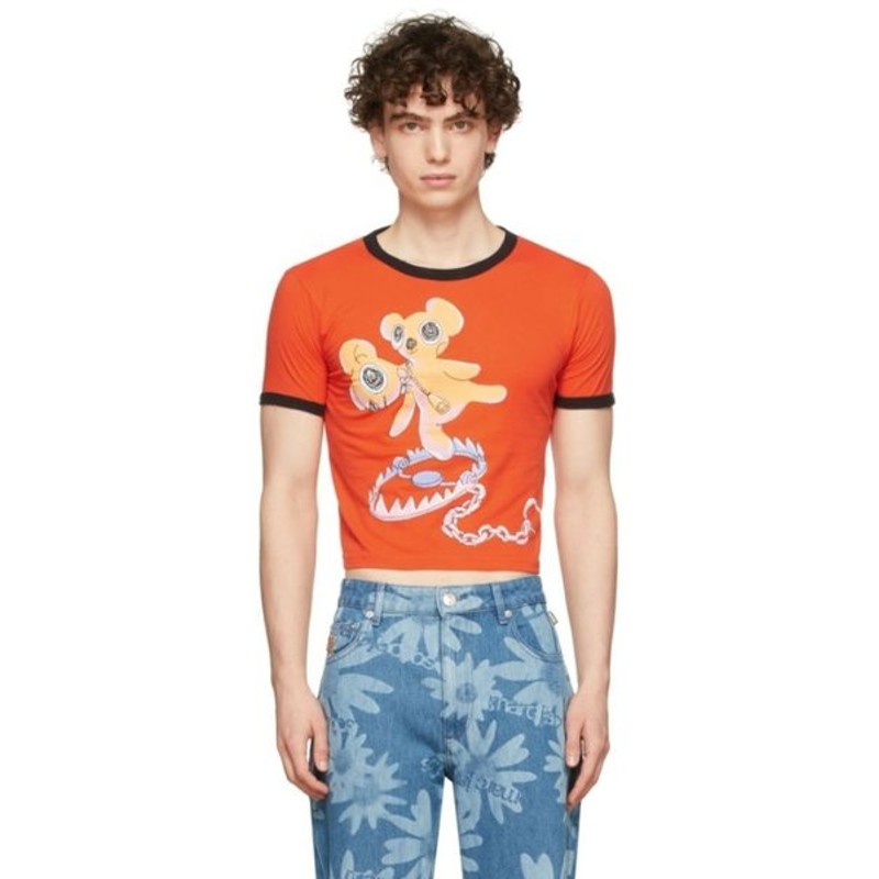 マーク ジェイコブス Marc Jacobs Heaven メンズ Tシャツ トップス Orange Heaven By Marc Jacobs Bear Trap Baby T Shirt Orange 通販 Lineポイント最大get Lineショッピング