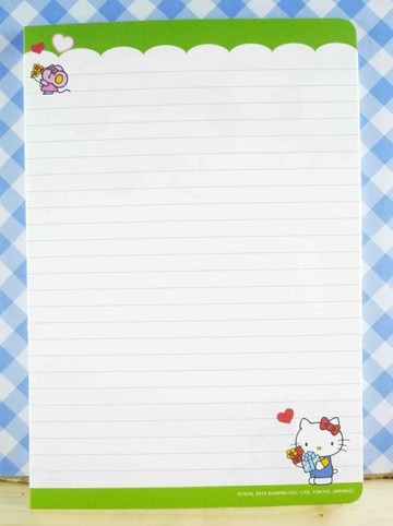【震撼精品百貨】Hello Kitty 凱蒂貓 kitty便條紙-禮物綠(大) 震撼日式精品百貨