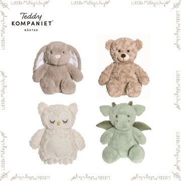 【LMW親子選品】🌿瑞典 Teddykompaniet - 暖暖/涼感 小兔玩偶 兔子玩偶  貓頭鷹玩偶 恐龍玩偶🌿