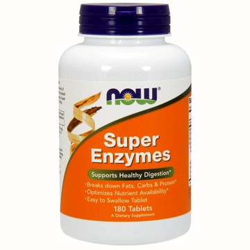 Super Enzymes 180 Tabs by Now Foods