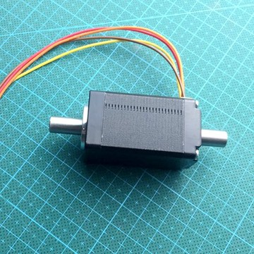 究其科技JUGETEK 3D打印機步進電機 NEMA11 17K6 空心軸 孔6MM