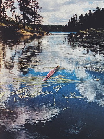 手繪墜子 - 印地安人羽毛