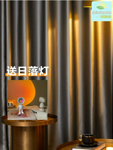 【網紅直播必備】背景窗簾 遮光窗簾 免打孔窗簾 魔術貼窗簾 臥室窗簾 全遮光布 高級感垂墜 直播間背景 臥室隔斷
