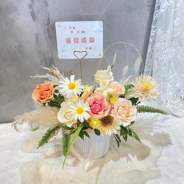 瑪格麗特 開幕 新居 升遷 畫展 永生花 (限台中)(台中市區可配送)