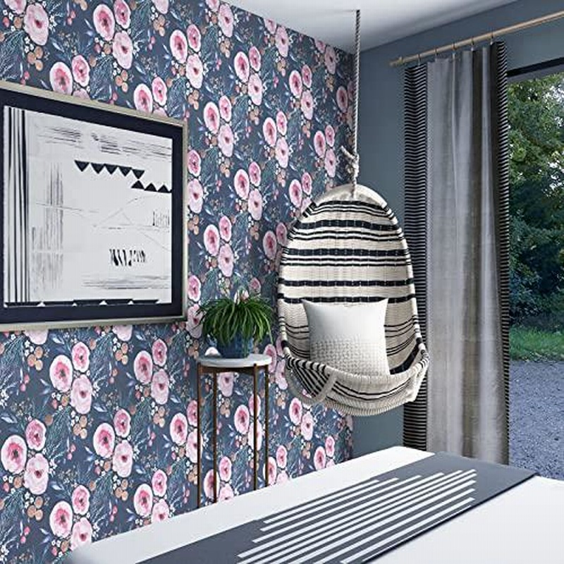 壁紙シール 花柄 リメイクシート インテリア シール 葉 田園風 厚手 はがせる壁紙 幅39 5cmx長さ5m ウォールステッカー 壁補修シート リフ 通販 Lineポイント最大get Lineショッピング