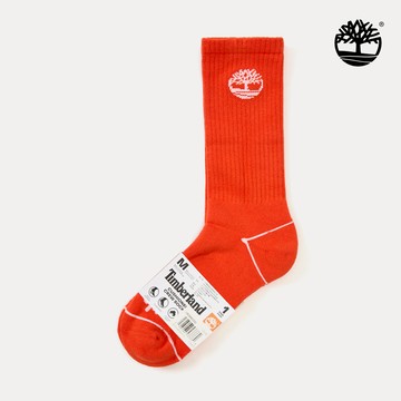中性亮橘色中筒襪|A5MCKAI5