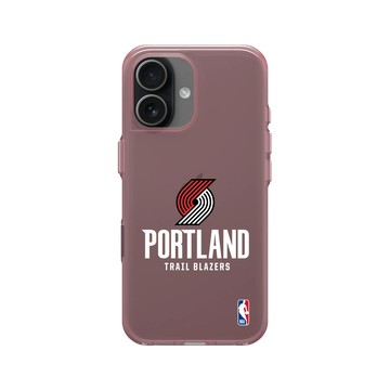 iPhone 17 Clear (相機按鈕) 晶醺玫 - NBA - Logo-波特蘭拓荒者 Portland Trail Blazers - Light