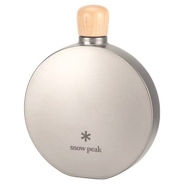 snow peak 雪諾必克 鈦金屬酒壺-150ml TW-116  混色  1個