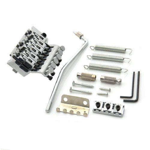 Guitar Tremolo Bridge Double Locking System Silvery