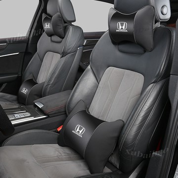 HONDA 車內頭枕 真皮頸枕 本田頭枕 腰靠 護頸枕 CRV5 CRV4 HRV FIT4 FIT3 汽車腰靠墊