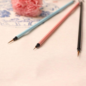 💥臺灣有貨🌈免運!💥極細勾線筆工筆畫描邊筆水彩水粉油畫丙烯美甲繪畫美術毛筆輪廓筆