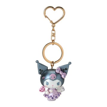 【震撼精品百貨】酷洛米_Kuromi~日本SANRIO三麗鷗 酷洛米愛心扣環立體鑰匙圈-Cupid*44908