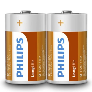(即期出清)飛利浦 1號碳鋅電池 (2入 Philips  )
