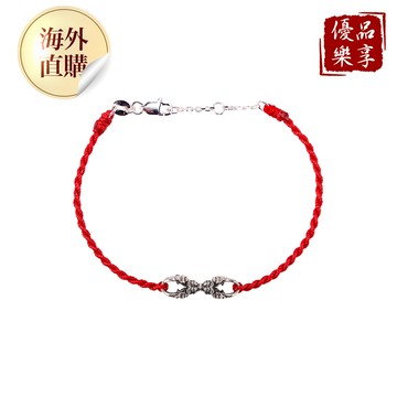除障護佑金剛杵純銀手鍊-紅（限海外直購）Bracelet