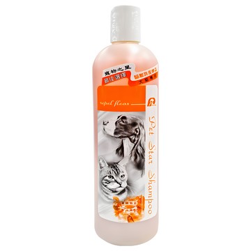 pet star 寵物之星 天然沐浴洗毛精 驅離跳蚤蝨蜱專用 犬貓用  500ml  1瓶