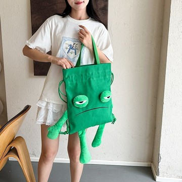 ✨臺灣出貨✨公仔挎包女可愛卡通創意斜挎包夏新款百搭小衆手機包小包手工青蛙