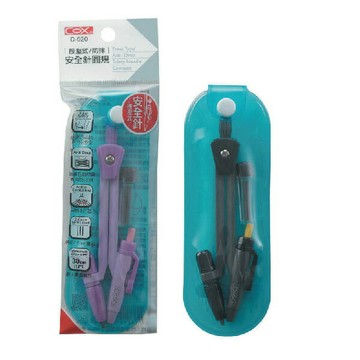 COX 三燕 按壓式 安全針 2.0mm  圓規  顏色隨機 / 支 D-920【APP滿額下單10%點數(單一帳號最高1000點)】8/31止