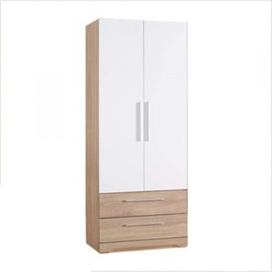 簡約北歐風潔絲2.5尺二抽衣櫃