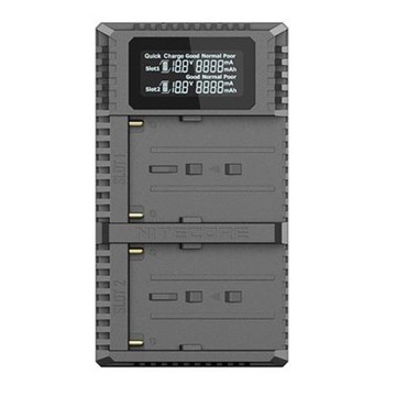NITECORE 奈特柯爾 USN3 Pro Sony NP-F970 USB 雙槽智能充電器(F970,公司貨)