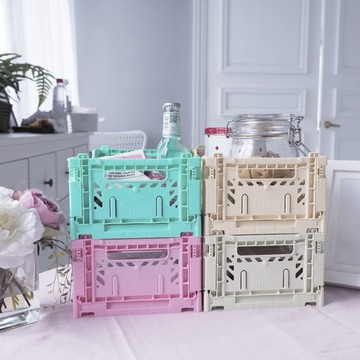 75折 ▎28色可選｜土耳其Ay-kasa 折疊收納籃-M-大件商品請選宅配運送