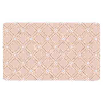 半島良品 PVC防油防水皮革地墊  短款(75 x 45 x 0.5cm)  維多利亞 粉色  1件