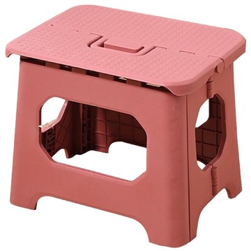 咪咪購物 摺疊板凳 升級款 特大  珊瑚粉  1個