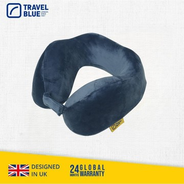 【 Travel Blue 藍旅 】 Tranquillity 記憶棉 寧靜頸枕 藍色 TB212-BL