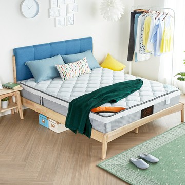 【H&D東稻家居】厚眠床墊︱偏軟-軟Q格子恆溫調節獨立筒床墊/H&D東稻家居/Home meet