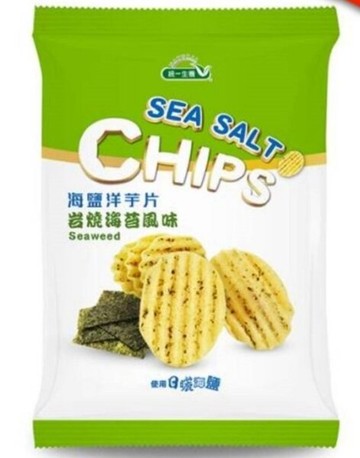 統一生機   海鹽洋芋片(岩燒海苔) 50公克/包(超商限2包)